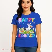 Seagull Bird Lover Happy Easter Bunny Seagull Easter Sunday Gift Women's T-Shirt thumb 4