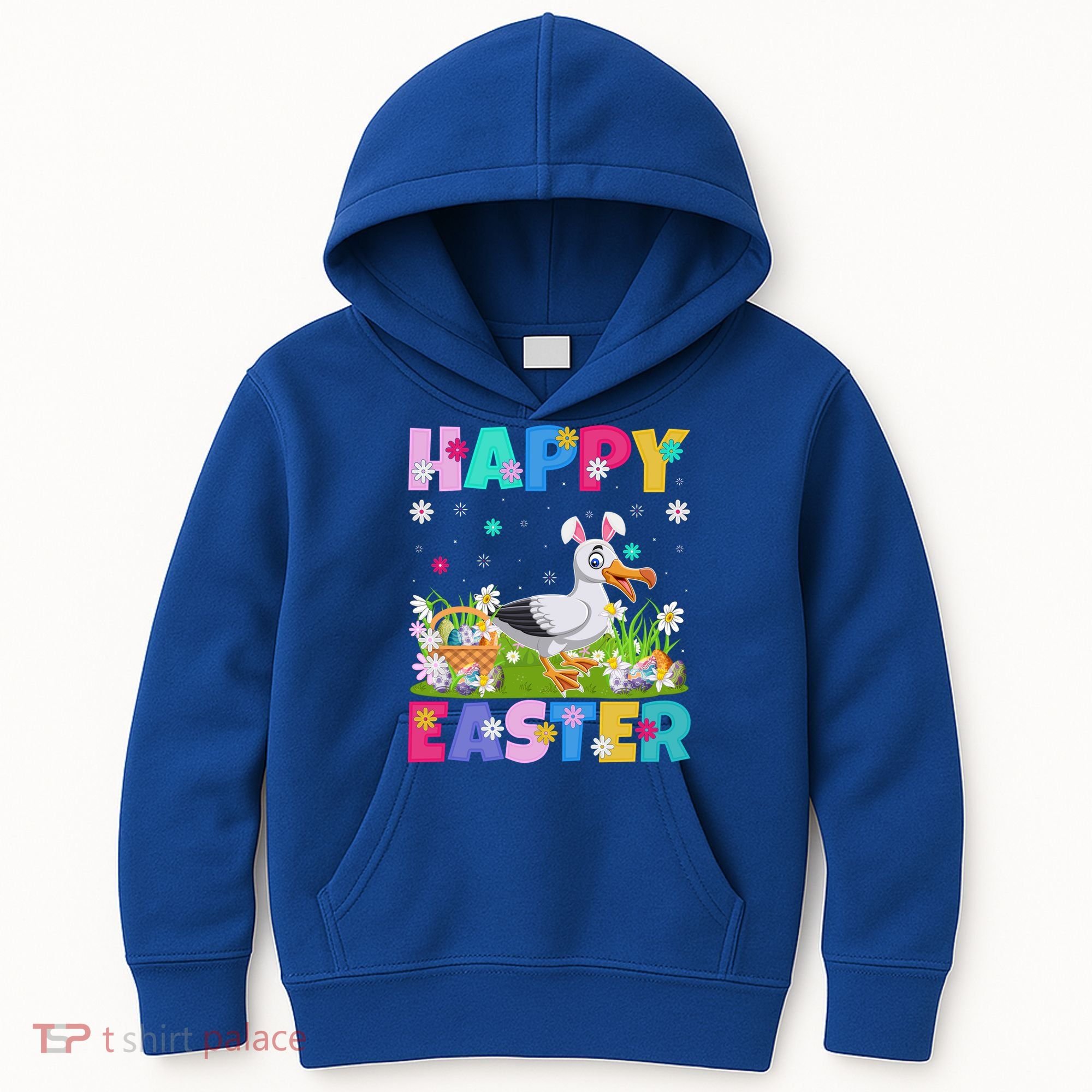 Seagull Bird Lover Happy Easter Bunny Seagull Easter Sunday Gift Kids Hoodie
