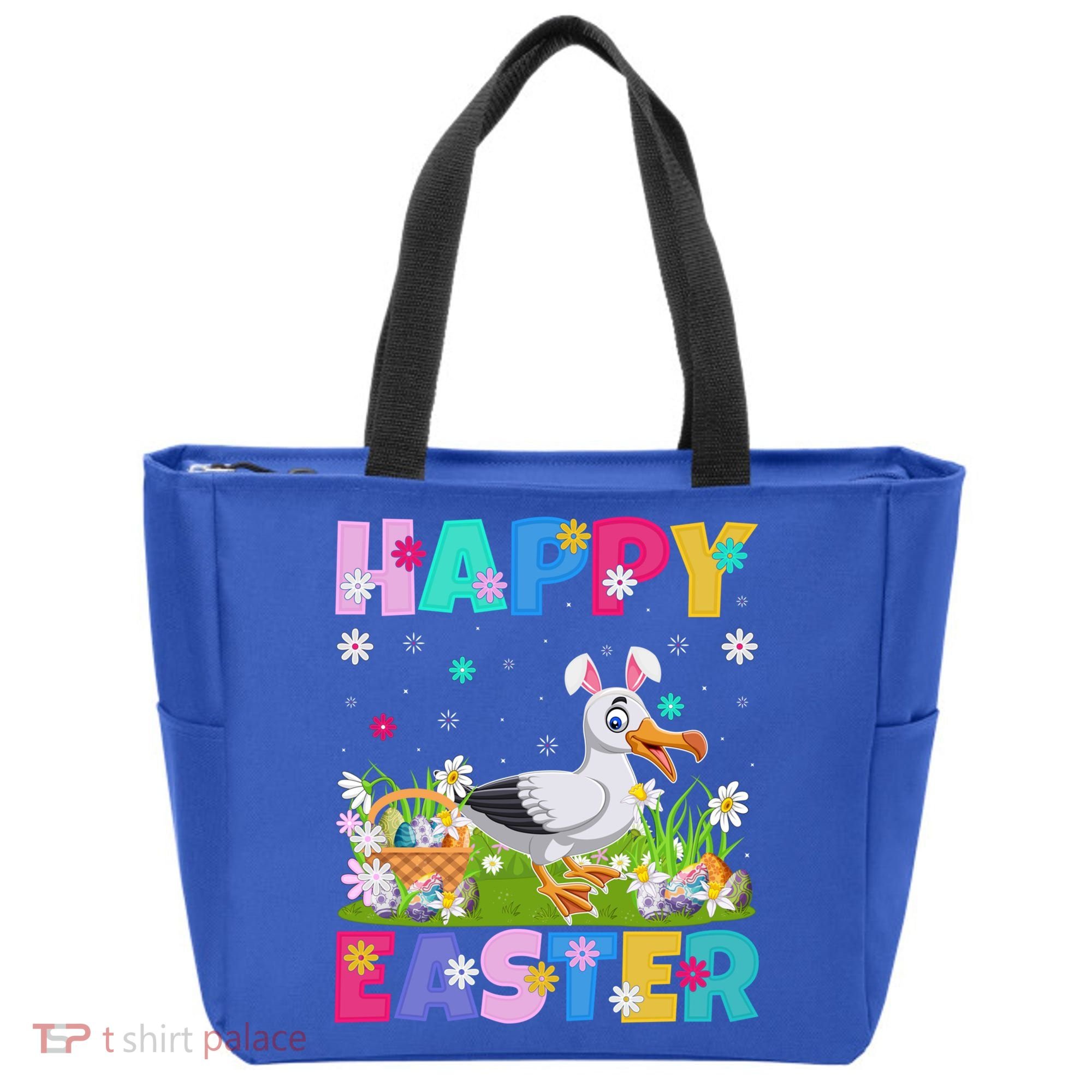 Seagull Bird Lover Happy Easter Bunny Seagull Easter Sunday Gift Tote Bag