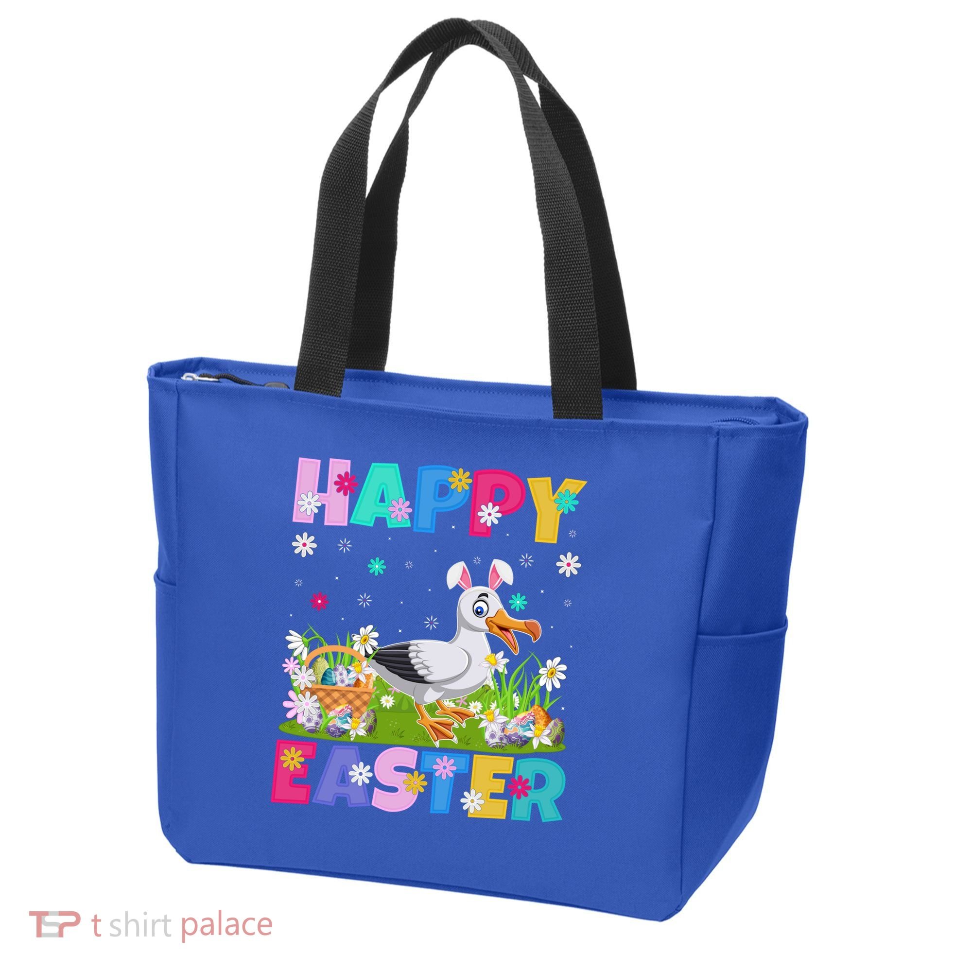 Seagull Bird Lover Happy Easter Bunny Seagull Easter Sunday Gift Tote Bag