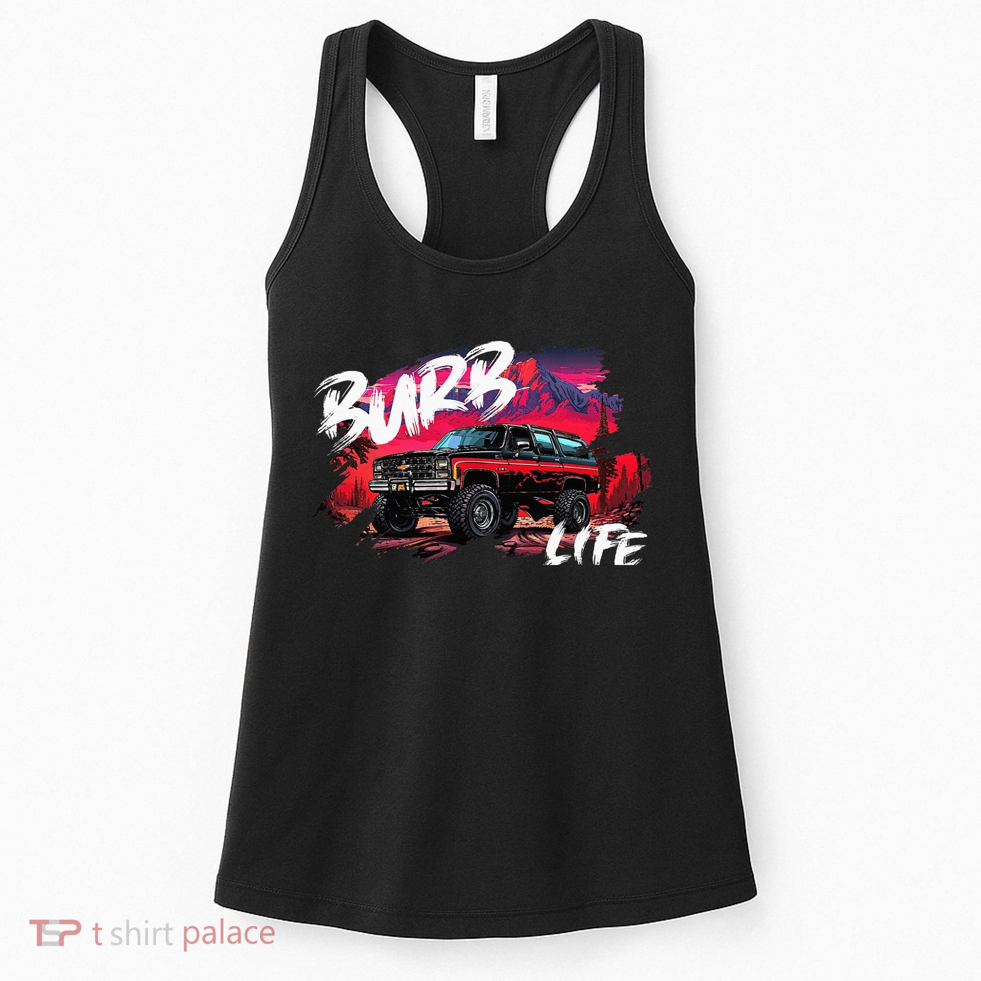 Squarebody Burb Life Truck Squarebody Suburban Women's Tank Top
