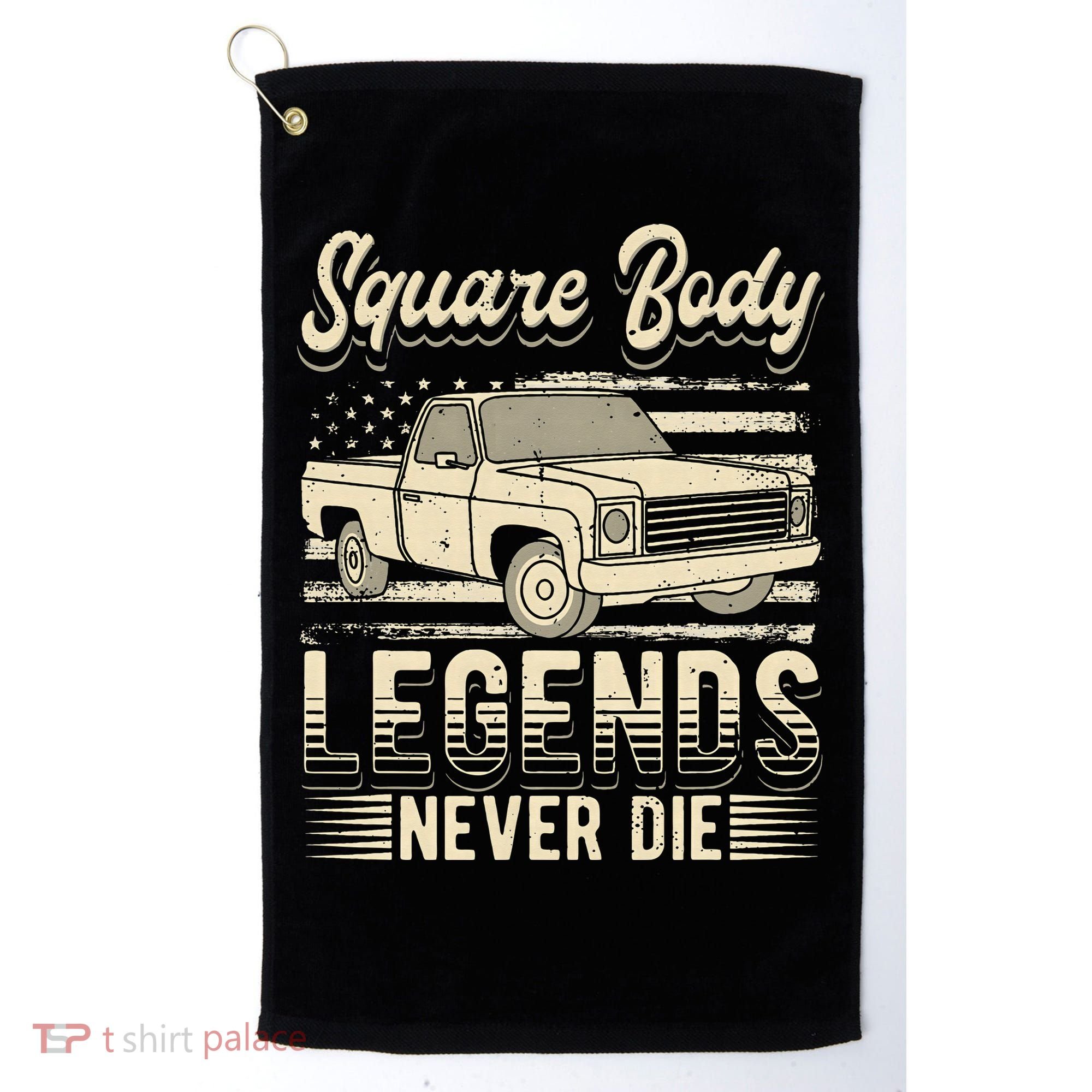 Square Body Legends Never Die Artwork For A Truck Driver Golf Towel