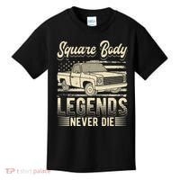 Square Body Legends Never Die Artwork For A Truck Driver Kids T-Shirt thumb 0