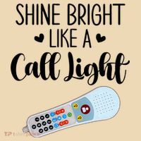 Shines Bright Like Call Light Funny Nurse Aide ER ICU Nurse Tote Bag thumb 4