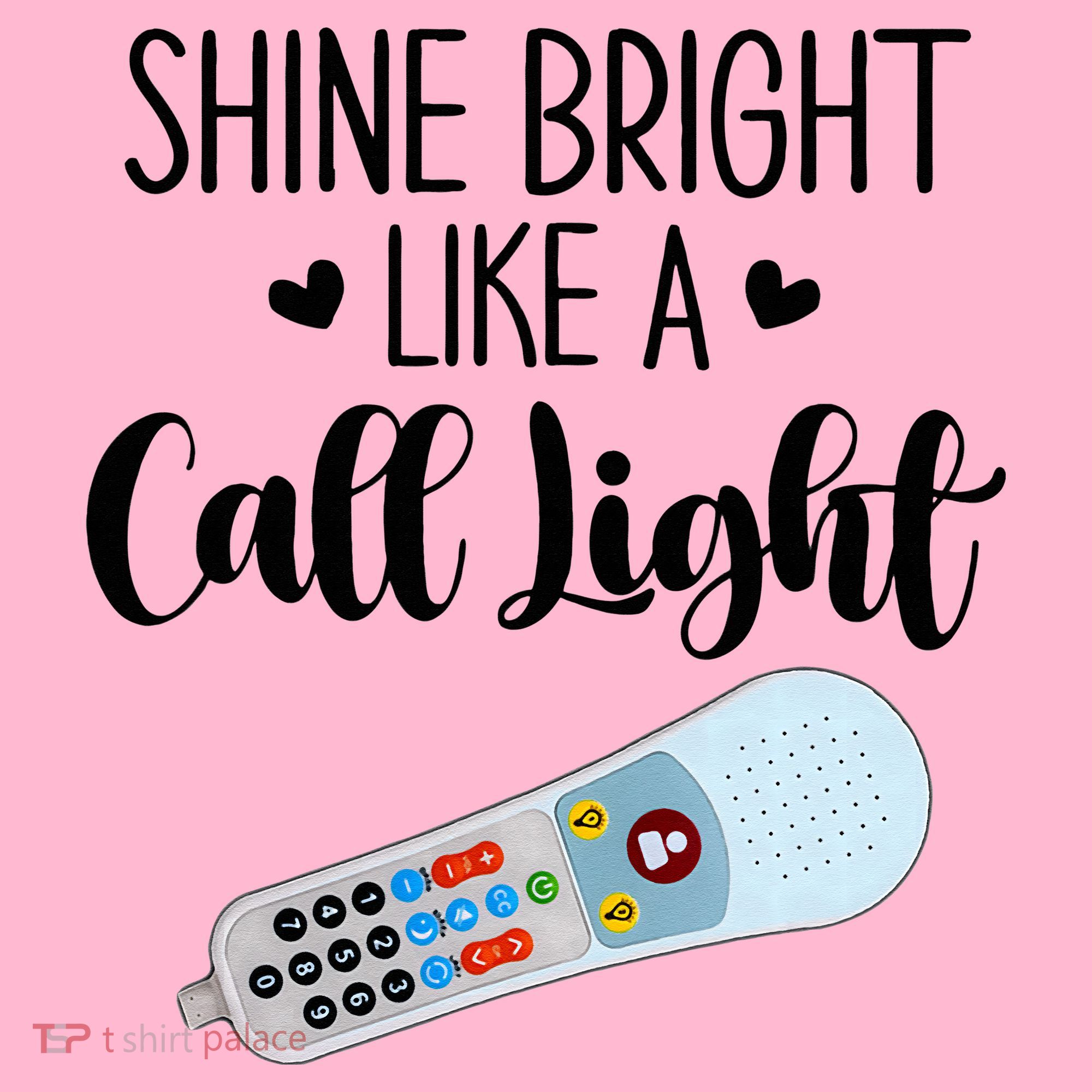 Shines Bright Like Call Light Funny Nurse Aide ER ICU Nurse Coaster