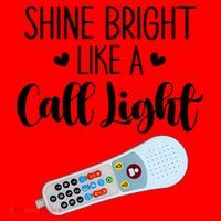Shines Bright Like Call Light Funny Nurse Aide ER ICU Nurse Santa Hat thumb 1