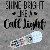 Shines Bright Like Call Light Funny Nurse Aide ER ICU Nurse Toddler Hoodie thumb 2