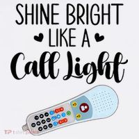 Shines Bright Like Call Light Funny Nurse Aide ER ICU Nurse Mousepad thumb 1