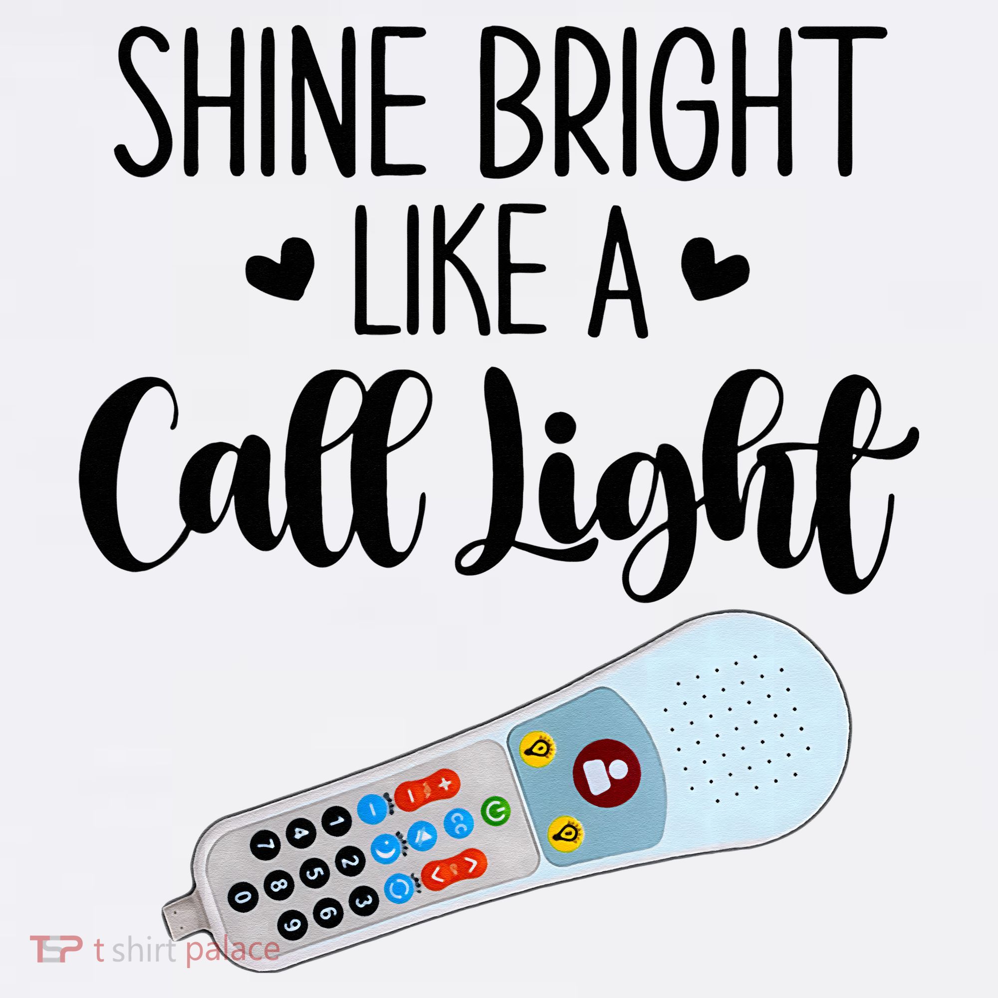 Shines Bright Like Call Light Funny Nurse Aide ER ICU Nurse Women's Tank Top