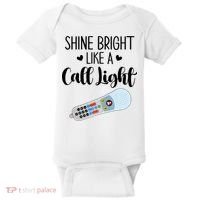 Shines Bright Like Call Light Funny Nurse Aide ER ICU Nurse Baby Bodysuit thumb 0