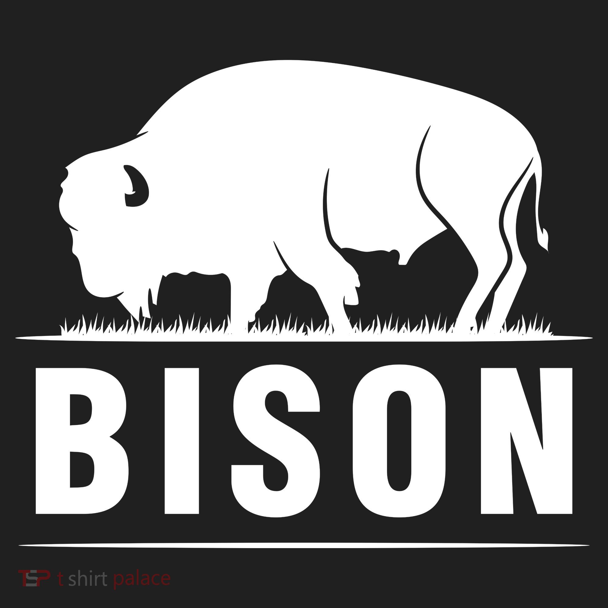 Simple Bison Logo Women's Sweatshirt