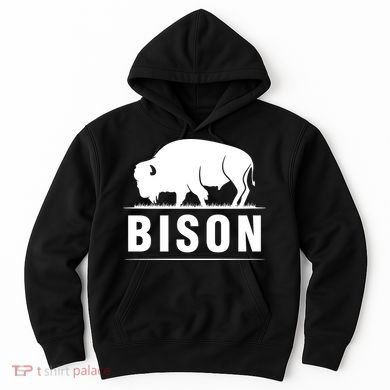 Simple Bison Logo Hoodie