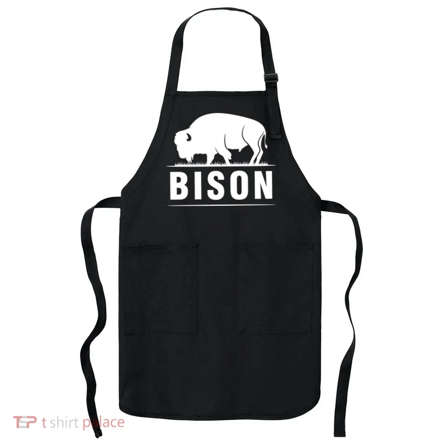 Simple Bison Logo Apron