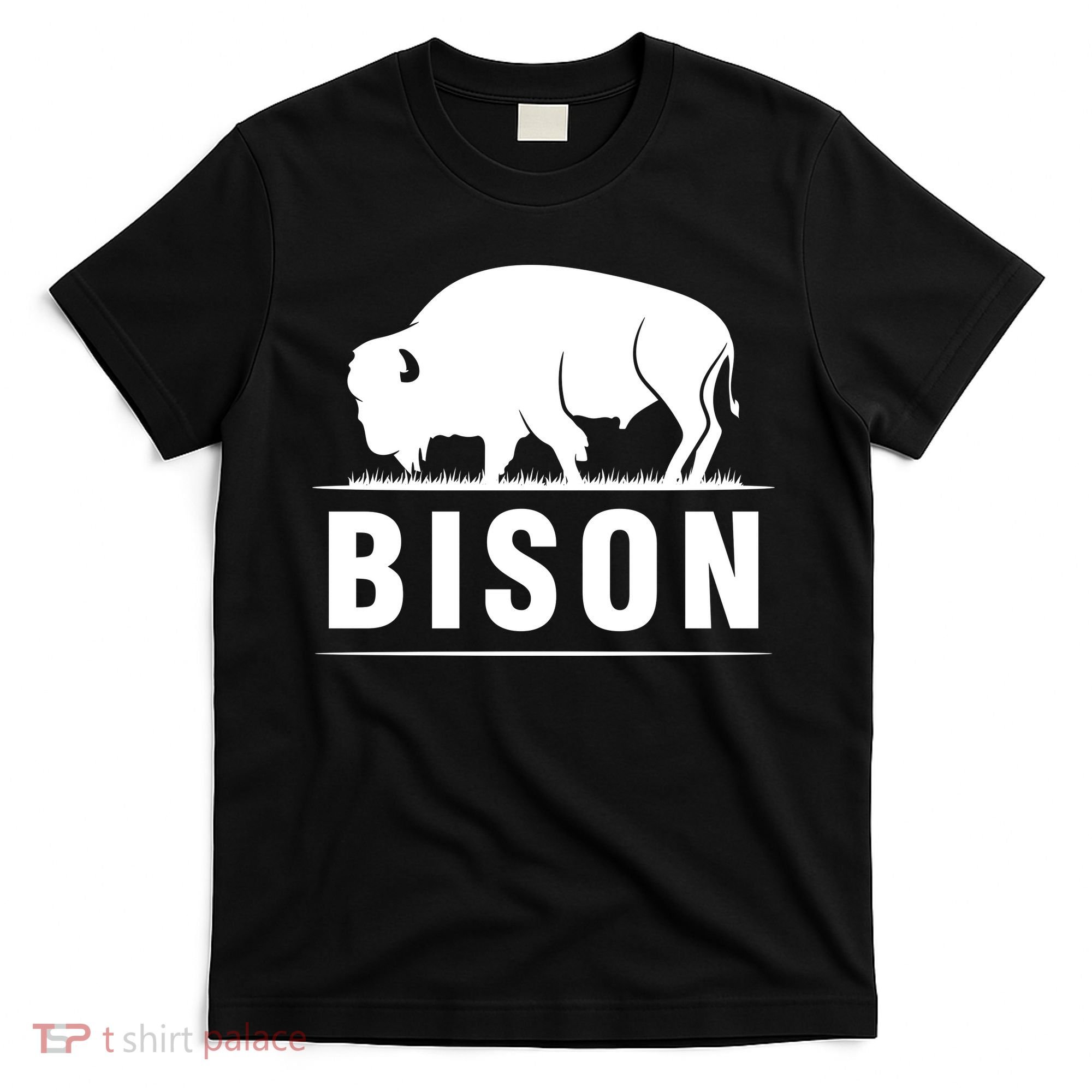 Simple Bison Logo T-Shirt