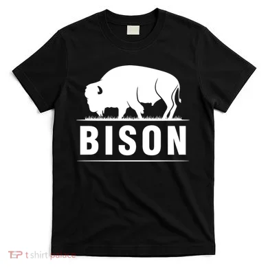 Simple Bison Logo T-Shirt