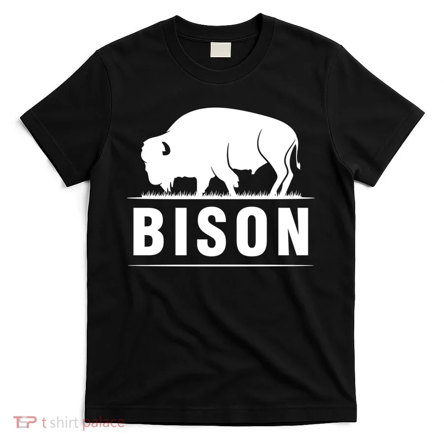 Simple Bison Logo T-Shirt