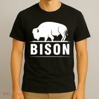 Simple Bison Logo T-Shirt thumb 3
