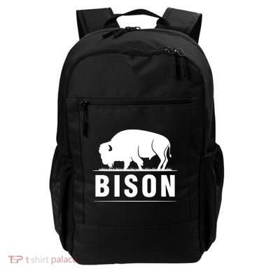 Simple Bison Logo Backpack