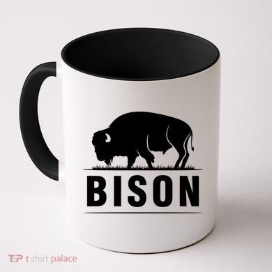Simple Bison Logo Coffee Mug