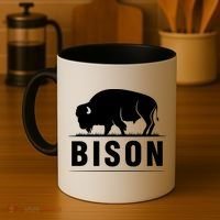 Simple Bison Logo Coffee Mug thumb 4