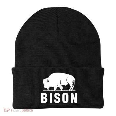 Simple Bison Logo Beanie