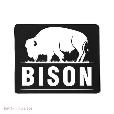 Simple Bison Logo Mousepad