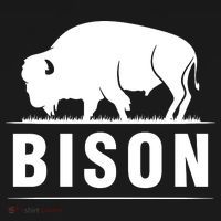 Simple Bison Logo Mousepad thumb 1