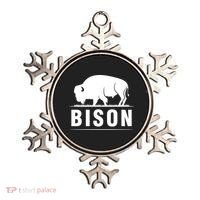 Simple Bison Logo Ornament thumb 0