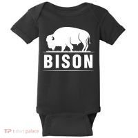 Simple Bison Logo Baby Bodysuit thumb 0
