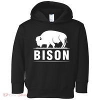 Simple Bison Logo Toddler Hoodie thumb 0