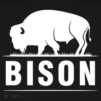 Simple Bison Logo Tall Hoodie