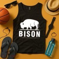Simple Bison Logo Tank Top thumb 4