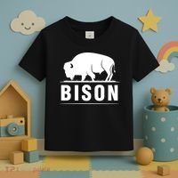 Simple Bison Logo Toddler T-Shirt thumb 3