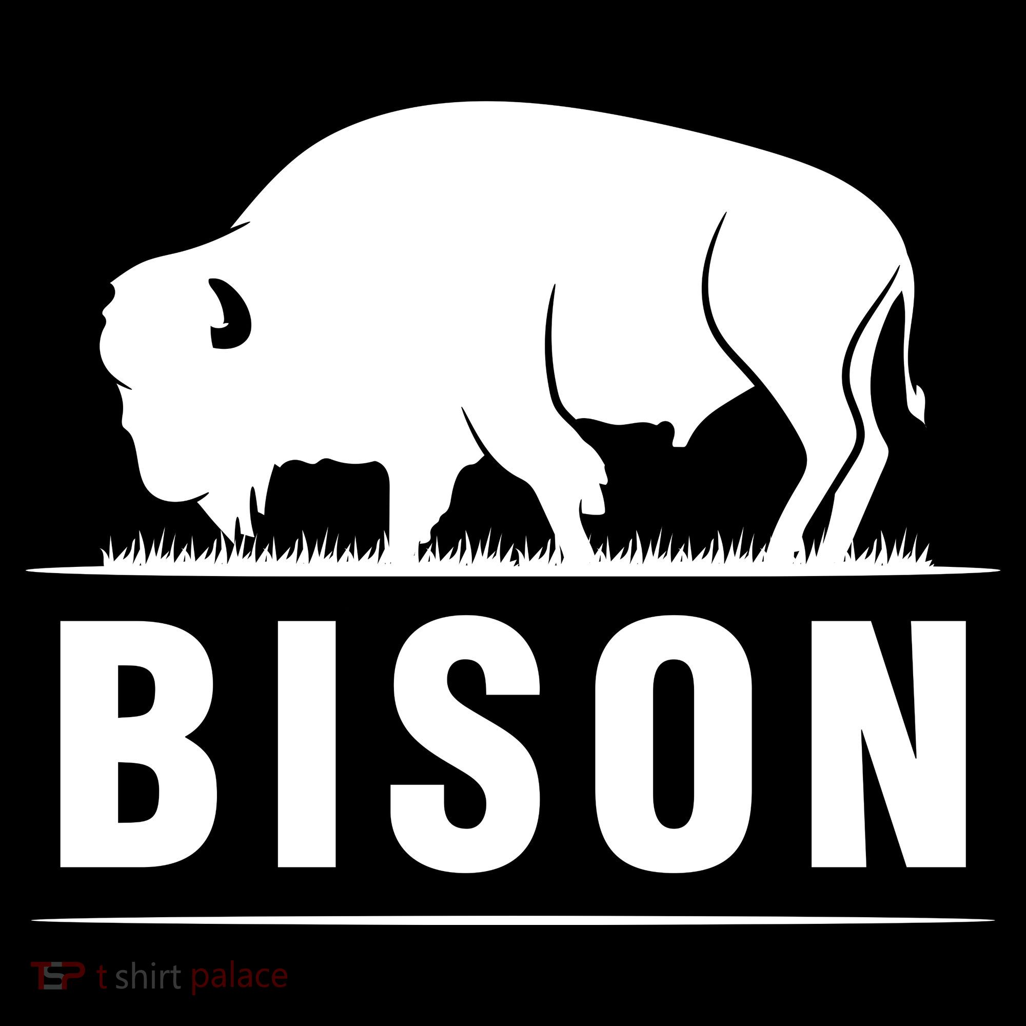 Simple Bison Logo Visor