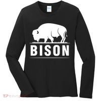 Simple Bison Logo Women's Long Sleeve Shirt thumb 0