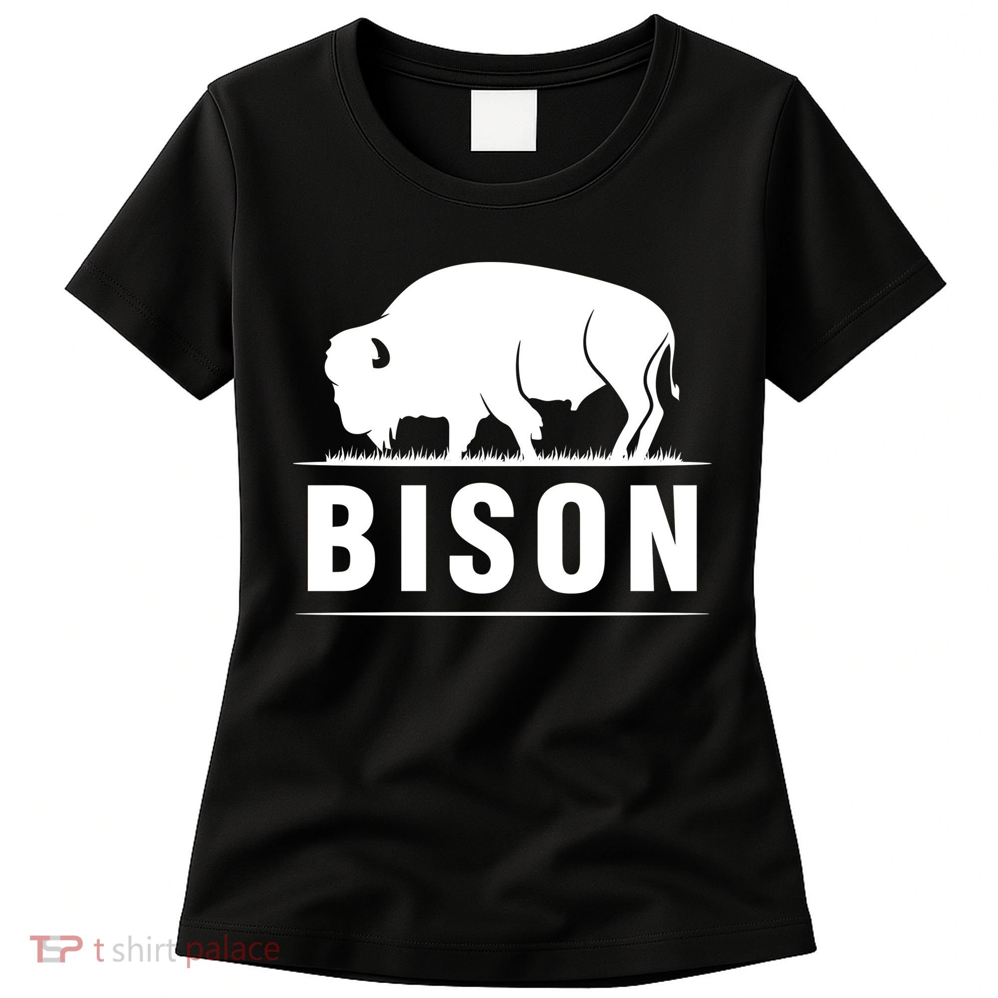 Simple Bison Logo Women's T-Shirt