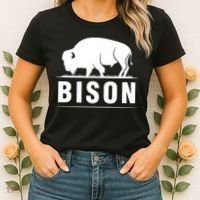 Simple Bison Logo Women's T-Shirt thumb 2