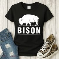 Simple Bison Logo Women's T-Shirt thumb 3