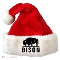 Simple Bison Logo Santa Hat thumb 0