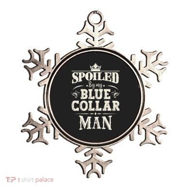 Spoiled By My Blue Collar Man Husband Boyfriend Vintage Ornament