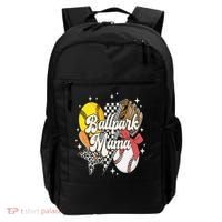 Softball Baseball Mama Game Day Ballpark Mama Mothers Day Backpack thumb 0