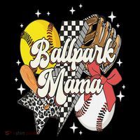 Softball Baseball Mama Game Day Ballpark Mama Mothers Day Coffee Mug thumb 5