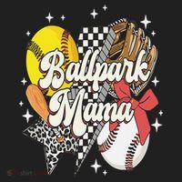 Softball Baseball Mama Game Day Ballpark Mama Mothers Day Beanie thumb 2