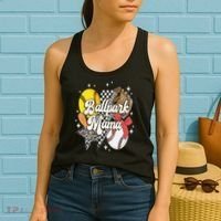 Softball Baseball Mama Game Day Ballpark Mama Mothers Day Women's Tank Top thumb 2