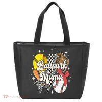 Softball Baseball Mama Game Day Ballpark Mama Mothers Day Tote Bag thumb 0