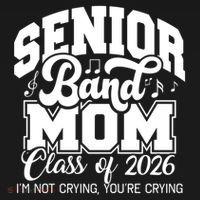 Senior Band Mom 2026 Class Of 2026 Cheer Band Meaningful Gift Women's Hoodie thumb 2
