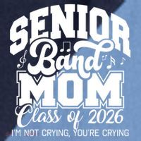 Senior Band Mom 2026 Class Of 2026 Cheer Band Meaningful Gift Raglan Baseball Sleeve Shirt thumb 2