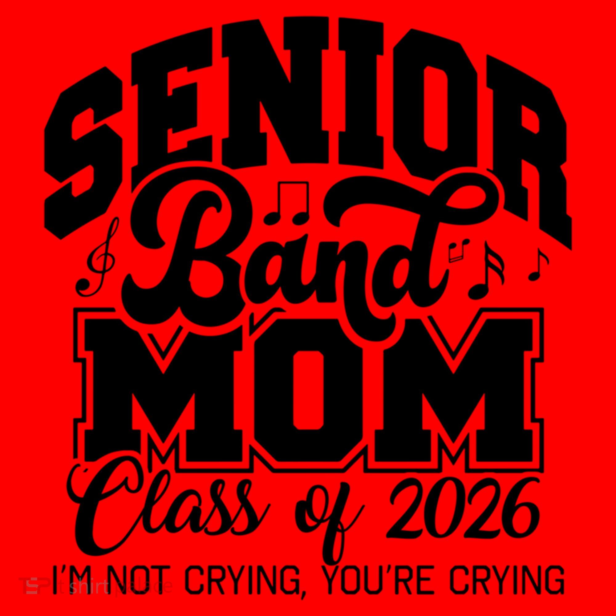 Senior Band Mom 2026 Class Of 2026 Cheer Band Meaningful Gift Santa Hat