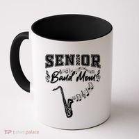 Senior Band Mom 2026 Saxophone Marching Band Class Of 2026 Gift Coffee Mug thumb 0