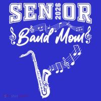 Senior Band Mom 2026 Saxophone Marching Band Class Of 2026 Gift Women's Tank Top thumb 5